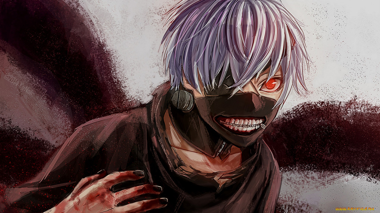 Обои Аниме Tokyo Ghoul, обои для рабочего стола, фотографии аниме, tokyoghoul, kaneki, ken, токийский, гуль, маска, парень Обои для рабочего стола,скачать обои картинки заставки на рабочий стол.
